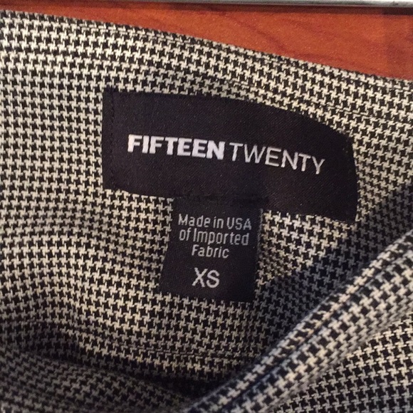 Houndstooth Skinny Zip Pants High Rise NWT - Picture 7 of 8